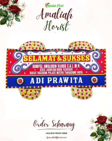 Papan Bunga Ucapan Selamat Kawali