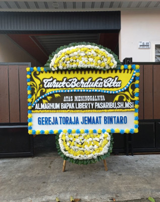 Papan Bunga Duka di Kawali
