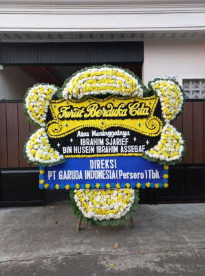 Papan Bunga Duka di Kawali